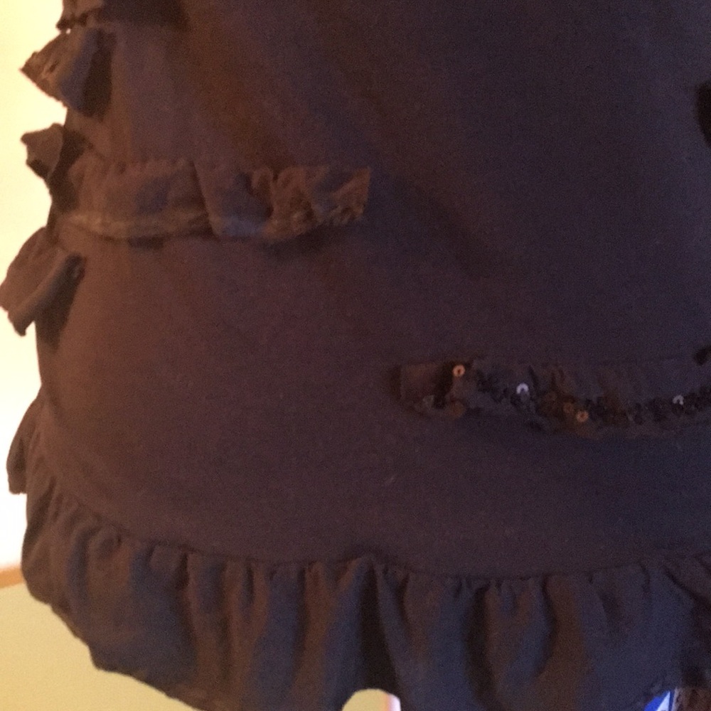 j.Crew Ruffled Sequins Black Tank-top - Picture 6 of 8